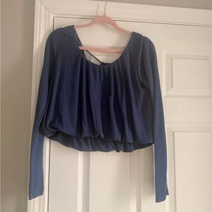 Elegant Blue Women's Top
